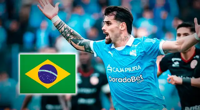 Sporting Cristal impacta y define la salida de delantero que jugó en Brasil
