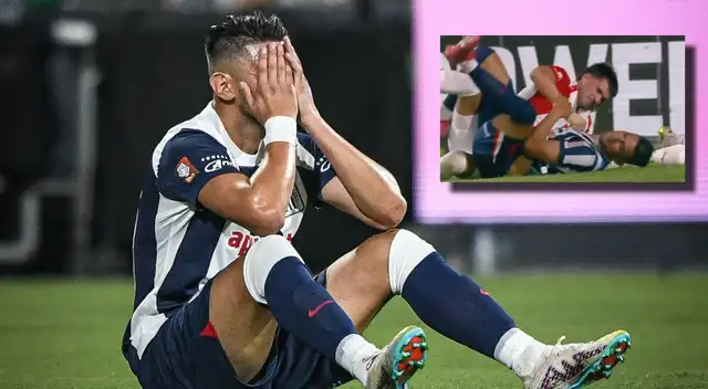 Carlos Zambrano se agarró con un jugador de Independiente