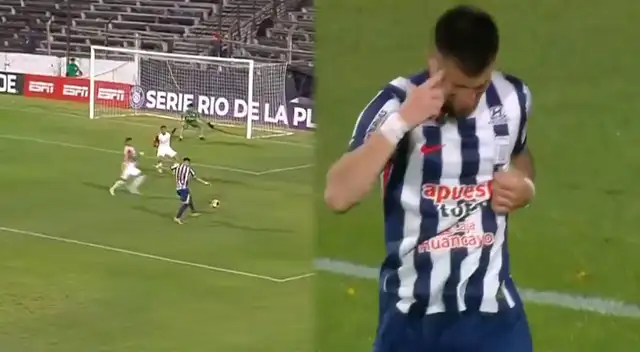 Alan Cantero marcó el 1-0 de Alianza Lima.
