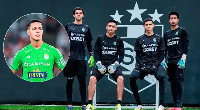 Renato Solís quedó fuera de la postal de arqueros en Sporting Cristal.