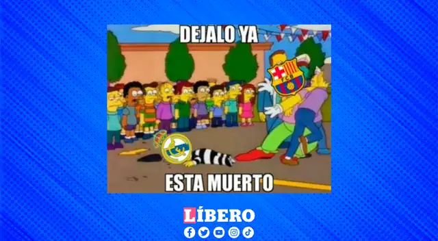 Los hinchas del Barcelona resaltaron el poderío del Barcelona.