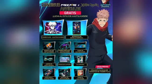 Free Fire x Jujutsu Kaisen