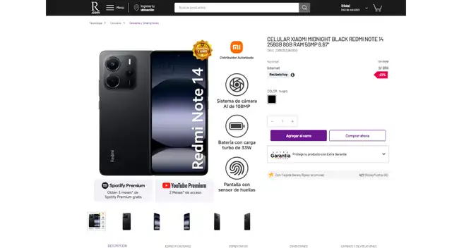 Redmi Note 14 de Xiaomi en 2026 Redmi Note 14 de Xiaomi en 2026