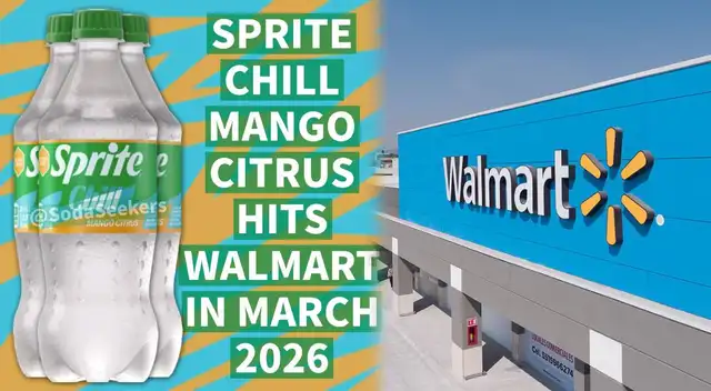 Walmart ofrecerá Sprite Chill Mango Citrus desde marzo de 2026.