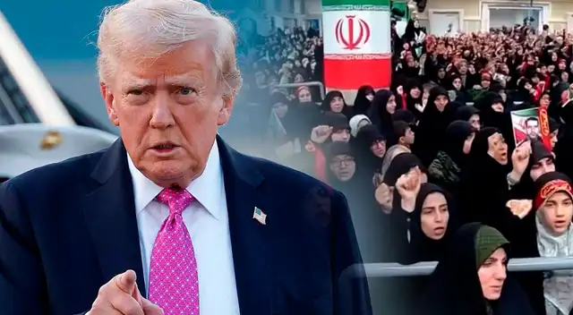 Donald Trump insta a los iraníes a seguir manifestándose contra el régimen.