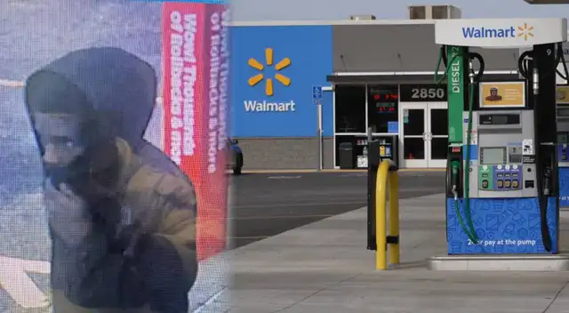 Hombre con capucha es buscado por robos armados en Burger King y Walmart.