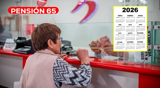 Revisa el cronograma de pagos 2026 del programa Pensión 65 de S/350.