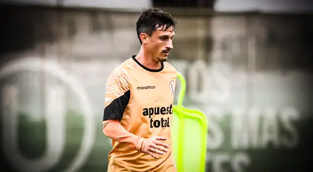 Héctor Fértoli se lesionó en Universitario de Deportes.