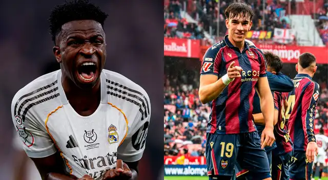 Real Madrid y Levante juegan este sábado por la fecha 20 de LaLiga EA Sports 2025-26.