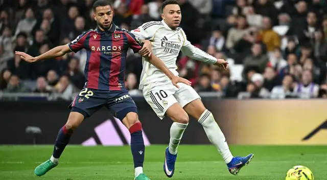 Real Madrid vs. Levante juegan en el estadio Santiago Bernabéu por la fecha 20 de LaLiga EA Sports.
