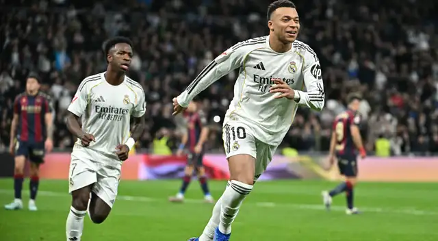 Real Madrid venció 2-0 Levante en el estadio Santiago Bernabéu por la fecha 20 de LaLiga EA Sports.