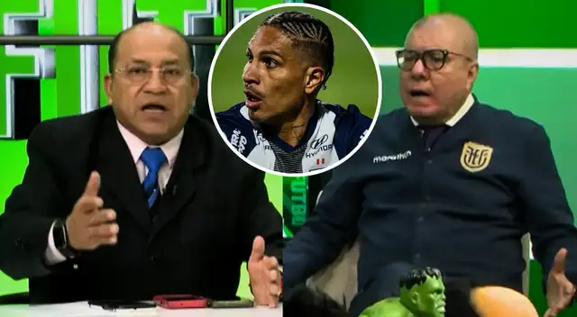 Periodistas de Ecuador se pelean por Paolo Guerrero