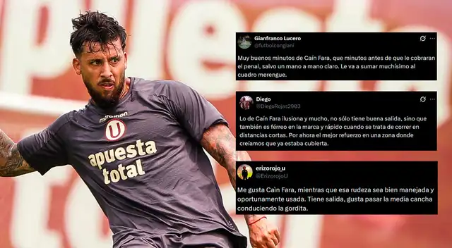 Caín Fara, Universitario vs Sport Boys