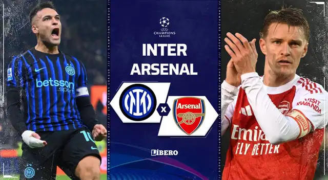 Inter y Arsenal juegan este martes por la fecha 7 de la fase liga de la Champions League 2025-2026.