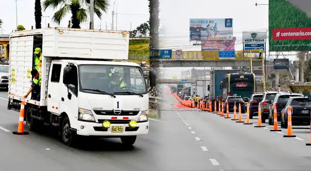 Se incorpora plan de desvío para mejorar el tránsito los domingos en la Panamericana Sur.