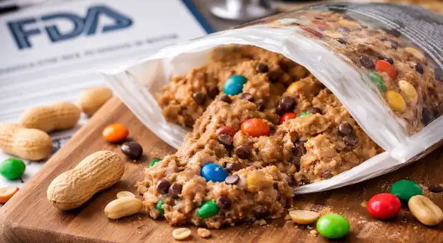 Masa para galletas fue retirada por contener cacahuetes no declarados