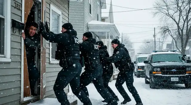 Si una persona no abre la puerta los agentes podrían usar la fuerza para entrar dentro de un horario específico.