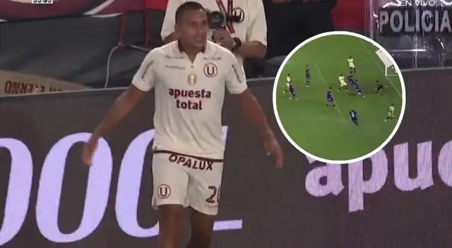 Alex Valera anotó el 2-0 de Universitario ante U. de Chile