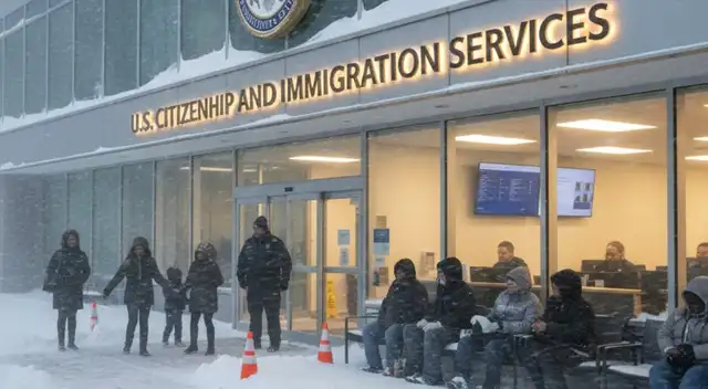 La tormenta invernal obliga a cerrar o modificar horarios en varias oficinas de USCIS en EE. UU.