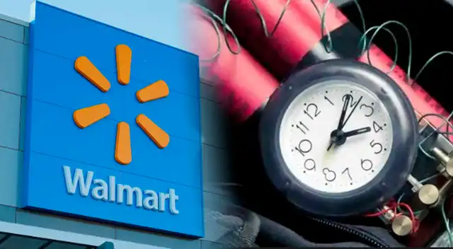 Walmart: sujeto amenazó a las autoridades con presunta bomba y alarmante sustancia.