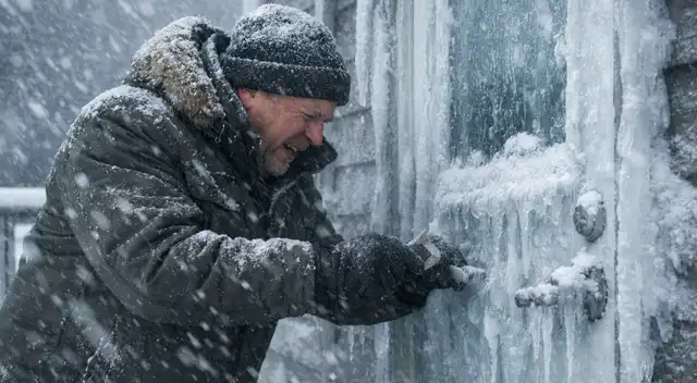 Métodos para quitar el hielo de tu puerta y autos.