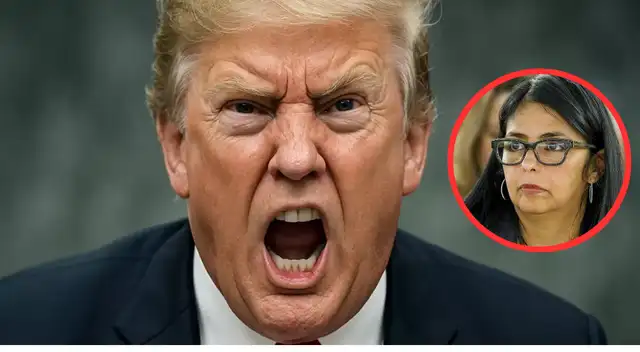 Trump dijo no estar al tanto del “ya basta” de Delcy Rodríguez y minimizó una posible tensión con Venezuela