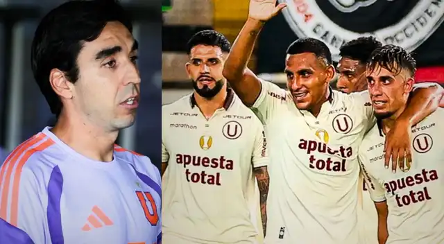 DT de Universidad de Chile elogió a dos futbolista de Universitario