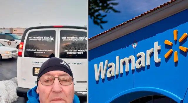 Walmart: adulta mayor fue hallada muerta dentro de un auto cubierto de nieve.