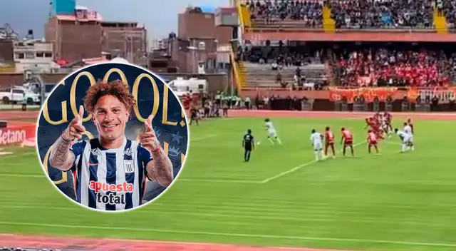 Gol de Paolo Guerrero para el 1-0 de Alianza Lima a Sport Huancayo.