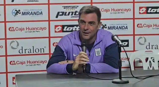 Pablo Guede se emocionó en Alianza Lima.