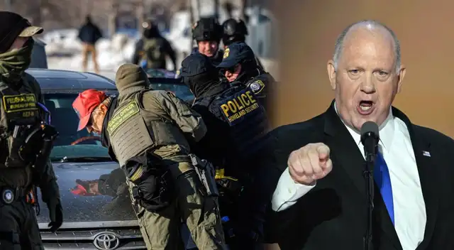 Homan anunció un plan para reducir agentes federales en Minnesota.