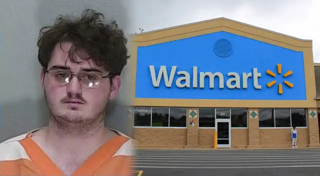 Un oficial del OPD revisó las cámaras de seguridad del Walmart durante el incidente.