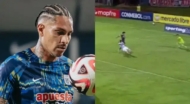 Paolo Guerrero se falló clara ocasión de gol en Paraguay