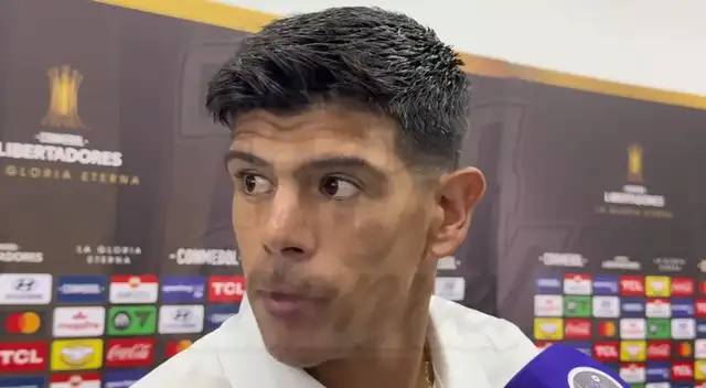 Esteban Pavez habló luego de sufrir una lesión que obligó un cambio en Alianza Lima.