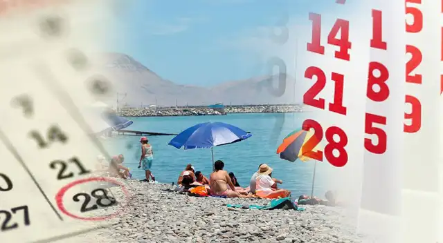 Feriados: conoce cuáles serán los próximos 4 días libres