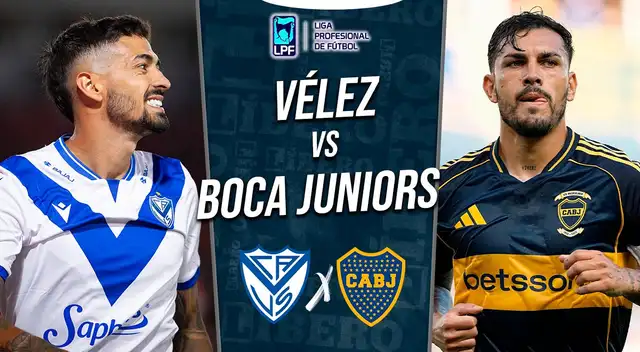 Vélez recibe a Boca Juniors por la fecha 4 de la Liga Profesional 2026