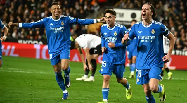 Real Madrid venció 2-0 a Valencia por LaLiga EA Sports