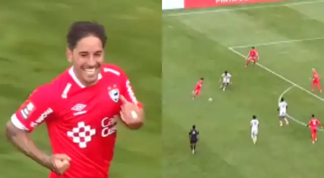 Alejandro Hohberg anotó un golazo en la Liga 1