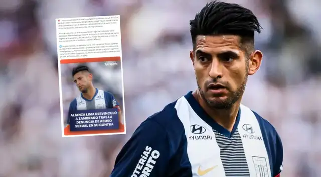 Prensa de Argentina dio fuerte comentario a la salida de Carlos Zambrano de Alianza Lima