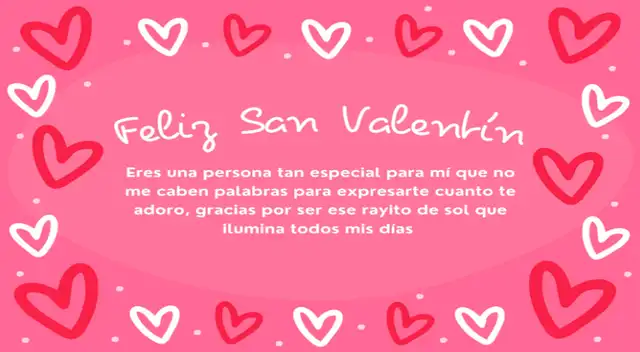 Tarjeta de San Valentín para descargar y compartir en redes sociales.