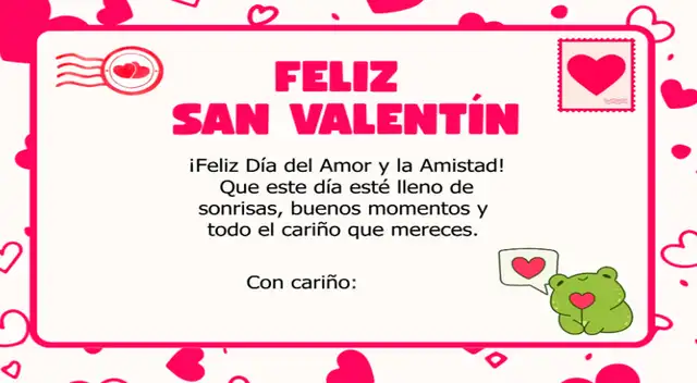 Imprime esta tarjeta de San Valentín online.