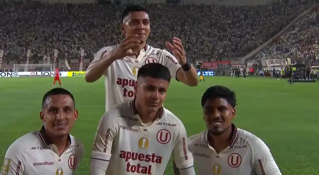 Gol de Jairo Concha para el 1-0 de Universitario ante Cienciano.