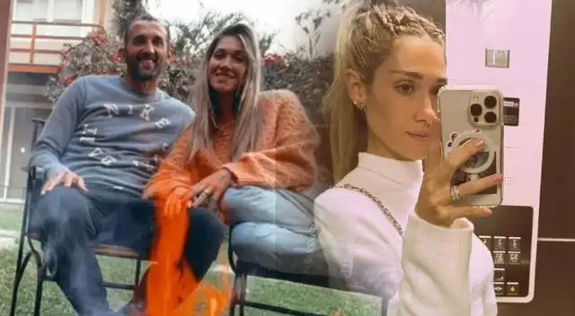 Giuli Cunha, esposa de Hernán Barcos, muestra cómo quedo su auto en carnavales