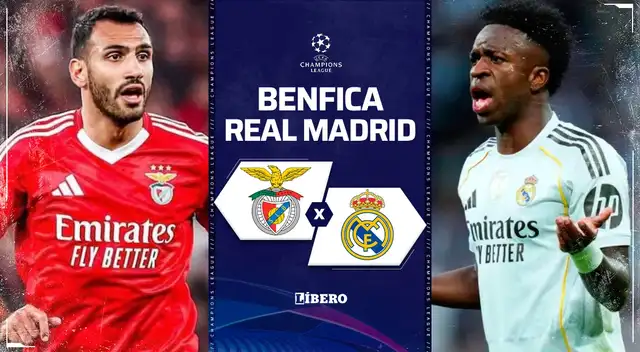 Real Madrid se enfrenta a Benfica por la Champions League