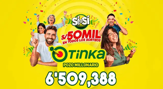 Consulta aquí los resultados y números del sorteo de La Tinka.