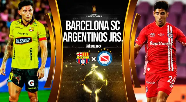 Barcelona se enfrenta a Argentinos Juniors por Copa Libertadores