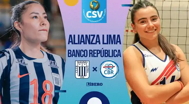 Alianza Lima vs. Banco República juegan por el Sudamericano de Vóley.