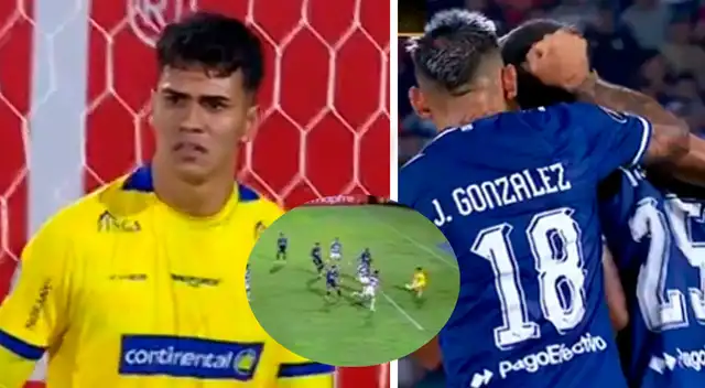 Error del arquero de 2 de Mayo que le permitió a Cristal encontrar el empate.
