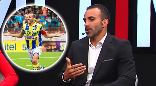 Hernán Barcos marcó triplete y así reaccionó José Carvallo.