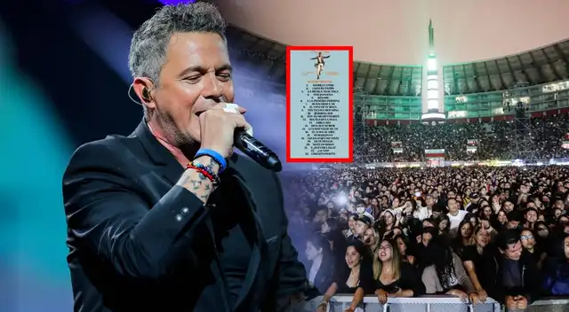 Este sería el setlist de Alejandro Sanz para su concierto en Lima Este sería el setlist de Alejandro Sanz para su concierto en Lima